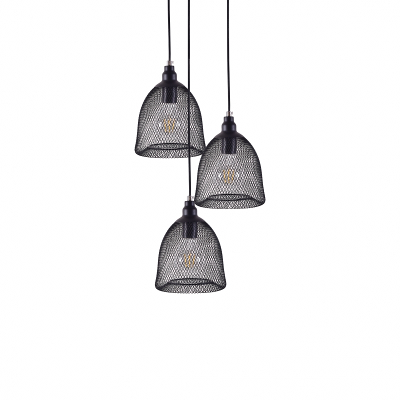 SE 151-20-3 ZOLA PENDANT LAMP BLACK MAT+ SE 151-20-3 ZOLA PENDANT LAMP BLACK MAT+