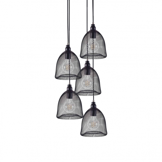 SE 151-20-5 ZOLA PENDANT LAMP BLACK MAT+