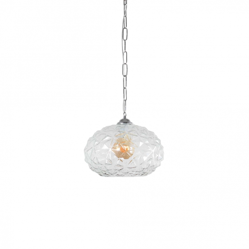 877-30 CHLOE Φ30, TRASPARENT GLASS PENDANT 1Z2