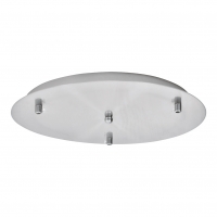 SE21-NM-4-3NM-SH2 ADEPT TUBE Nickel Matt Pendant Grey Fabric Shade+