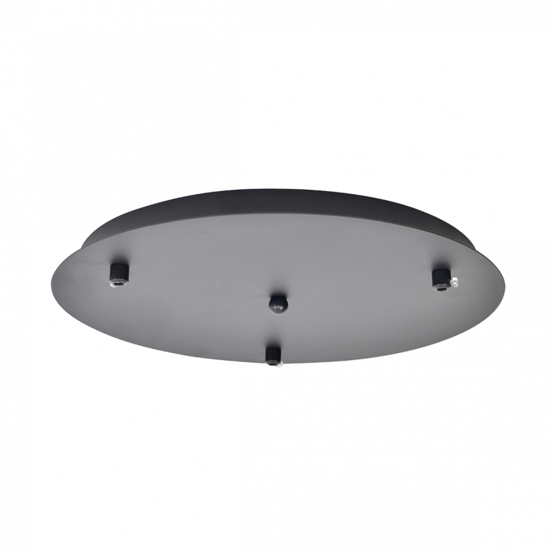 SE21-BL-B10-3BL-MS2 ADEPT PENDANT Black Metal Shade +