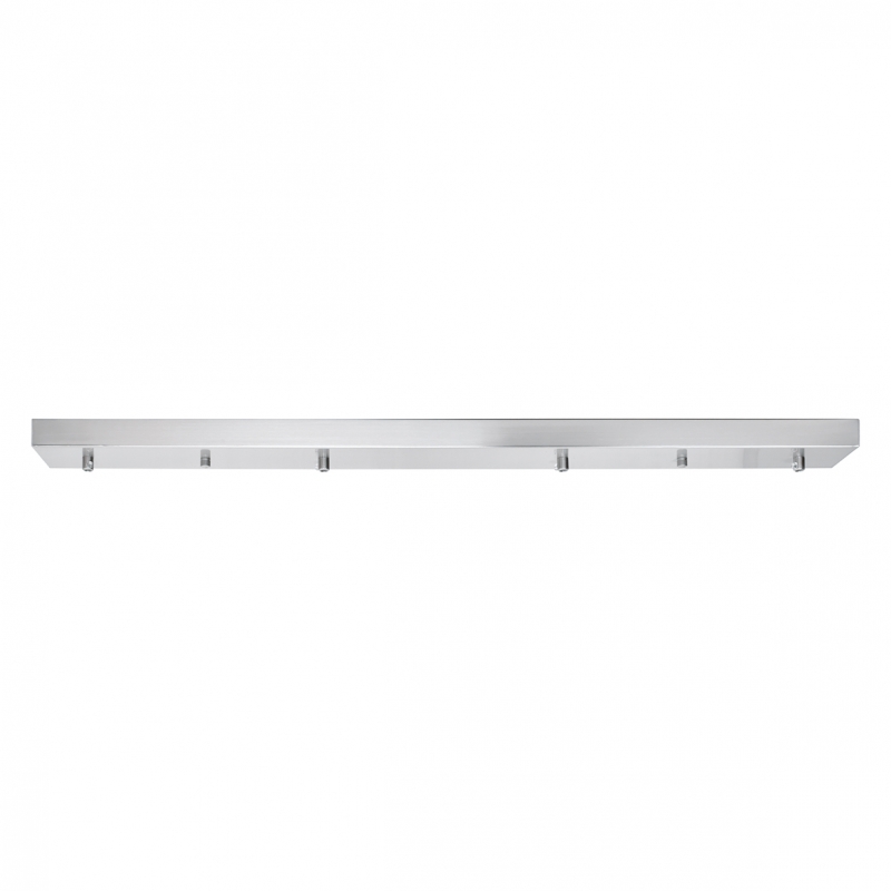SE21-NM-4-4NM-SH2 ADEPT TUBE Nickel Matt Pendant Grey Fabric Shade+
