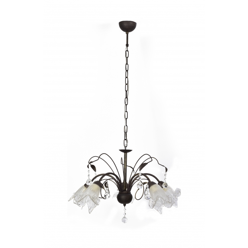 1017-5P MEMO BRONZE PATINA PENDANT LAMP Γ2