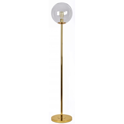 SE 3000-1 GOLD FLOOR LAMP GLOBE CLEAR 1B2 SE 3000-1 GOLD FLOOR LAMP GLOBE CLEAR 1B2
