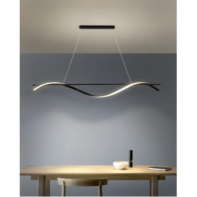 SE LED 100 ONDAS PENDANT BLACK 23W 3CCT WITH MEMORY 2 YEARS WARRANTY Α1