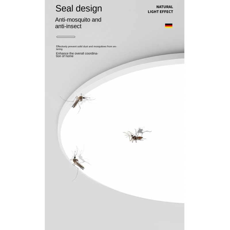 SE LED 30 RONDO WHITE CEILING 24W  3CCT WITH MEMORY 2 YEARS WARRANTY Α4