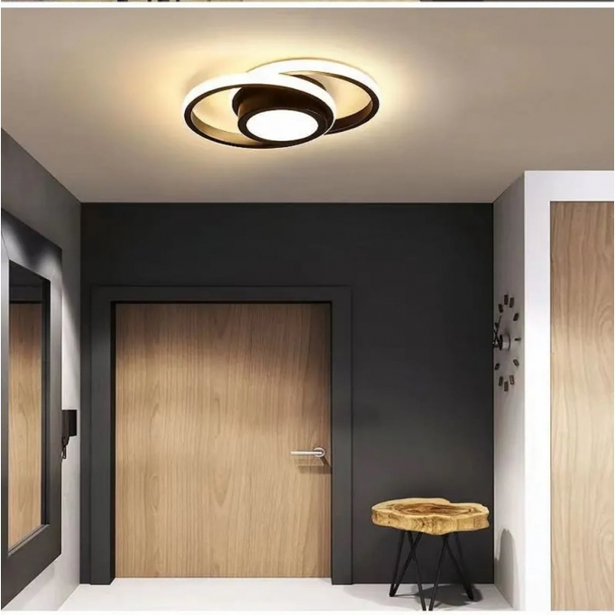 SE LED 26 IRINA BLACK CEILING 18W 3CCT 2 YEARS WARRANTY