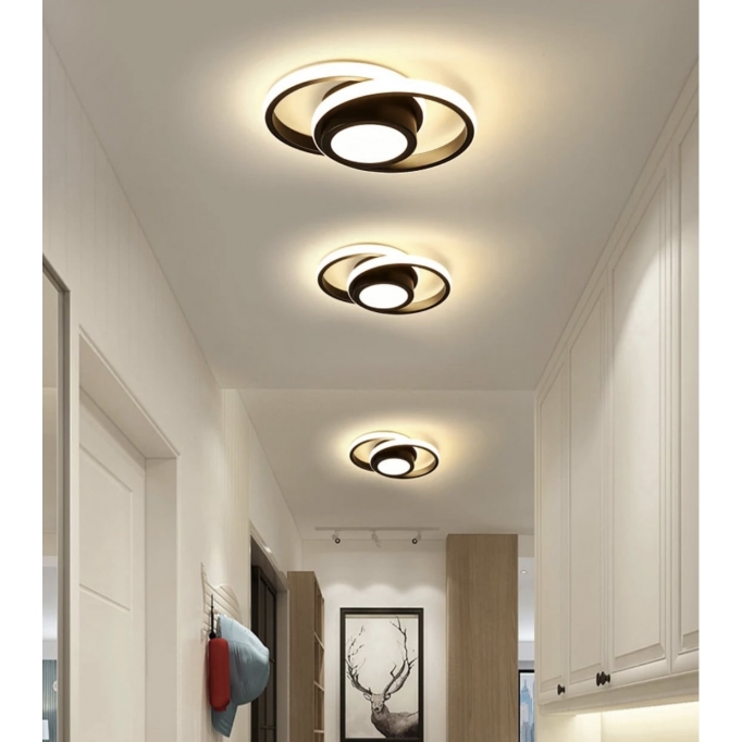 SE LED 26 IRINA BLACK CEILING 18W 3CCT 2 YEARS WARRANTY