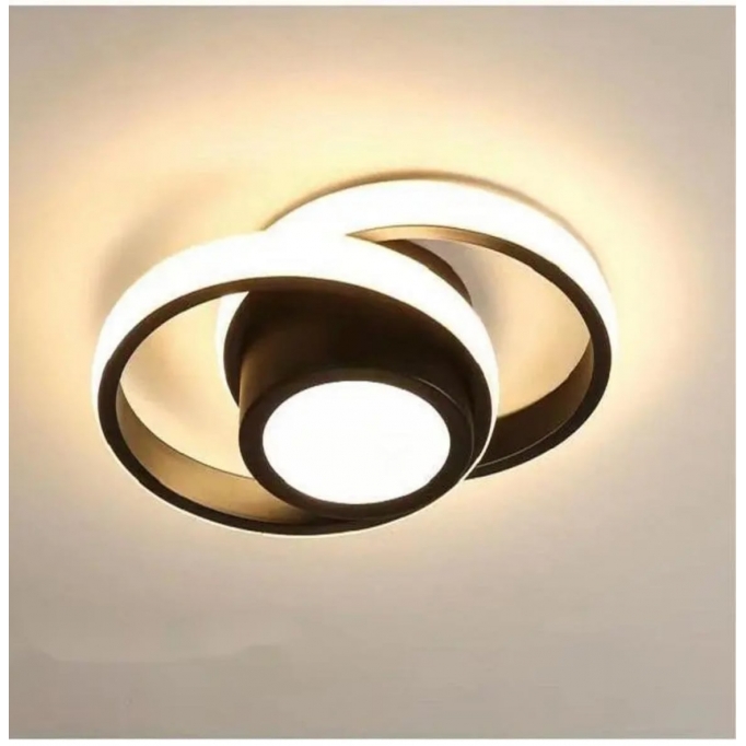 SE LED 26 IRINA BLACK CEILING 18W 3CCT 2 YEARS WARRANTY