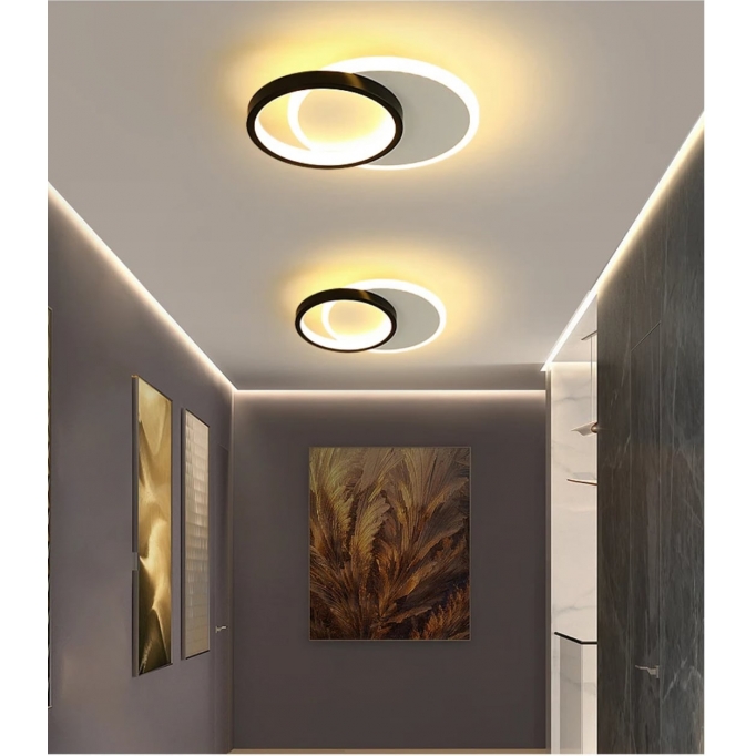 SE LED 200 HUGO WHITE AND BLACK CEILING 15W 3CCT 2 YEARS WARRANTY