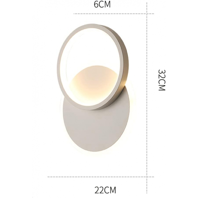 SE LED 20  ROSA WHITE WALL LAMP 12W 3CCT 2 YEARS WARRANTY