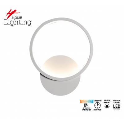 SE LED 20 ROSA WHITE WALL LAMP 12W 3CCT WITH MEMORY 2 YEARS WARRANTY SE LED 20 ROSA WHITE WALL LAMP 12W 3CCT WITH MEMORY 2 YEARS WARRANTY