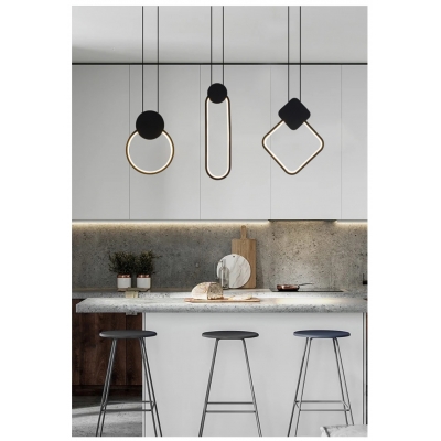 SE LED 20 ELLO BLACK PENDANT 15W 3CCT WITH MEMORY 2 YEARS WARRANTY Δ1