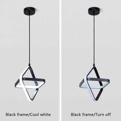 SE LED 20 ZETA BLACK PENDANT 25W 3CCT WITH MEMORY 2 YEARS WARRANTY Ζ1 Δ2