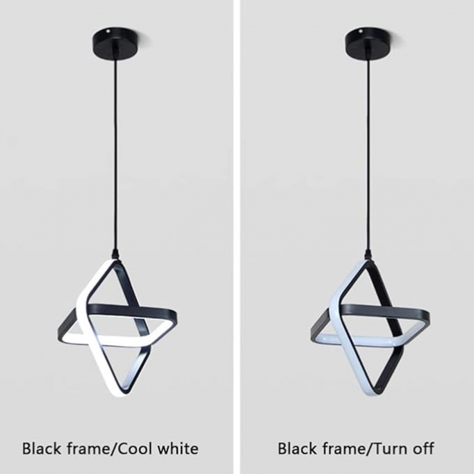 SE LED 20 ZETA BLACK PENDANT 25W 3CCT 2 YEARS WARRANTY