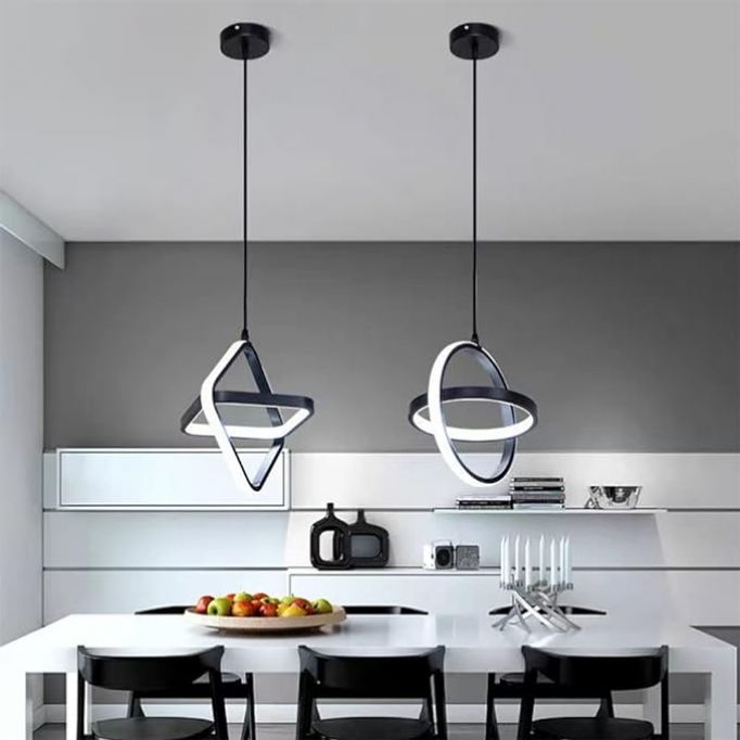 SE LED 20 VETA BLACK PENDANT 24W 3CCT 2 YEARS WARRANTY