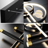 SE LED 100 AIDA BLACK PENDANT 36W 3CCT WITH MEMORY 2 YEARS WARRANTY SE LED 100 AIDA BLACK PENDANT 36W 3CCT WITH MEMORY 2 YEARS WARRANTY