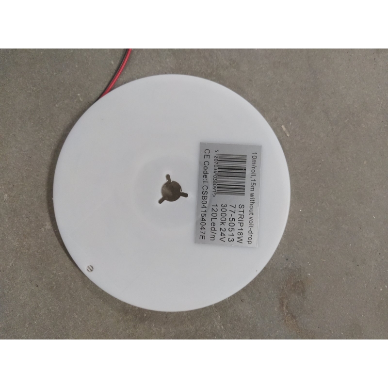 SE-ST18-3K LED STRIP 18W 24V 3000K 120Chips/m 10m 10mm 5 YEARS WARRANTY PRICE PER METER