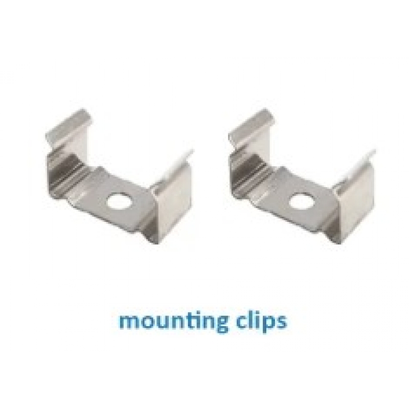 SE-CL-23S ALUMINIUM CLIPS FOR PROFILE 2,3*1,0CM SQUARE (77-50542)