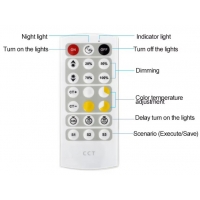 SE-CCT-CR CCT DIMMER CONTROL WITH REMOTE FOR LED STRIP (77-50519)