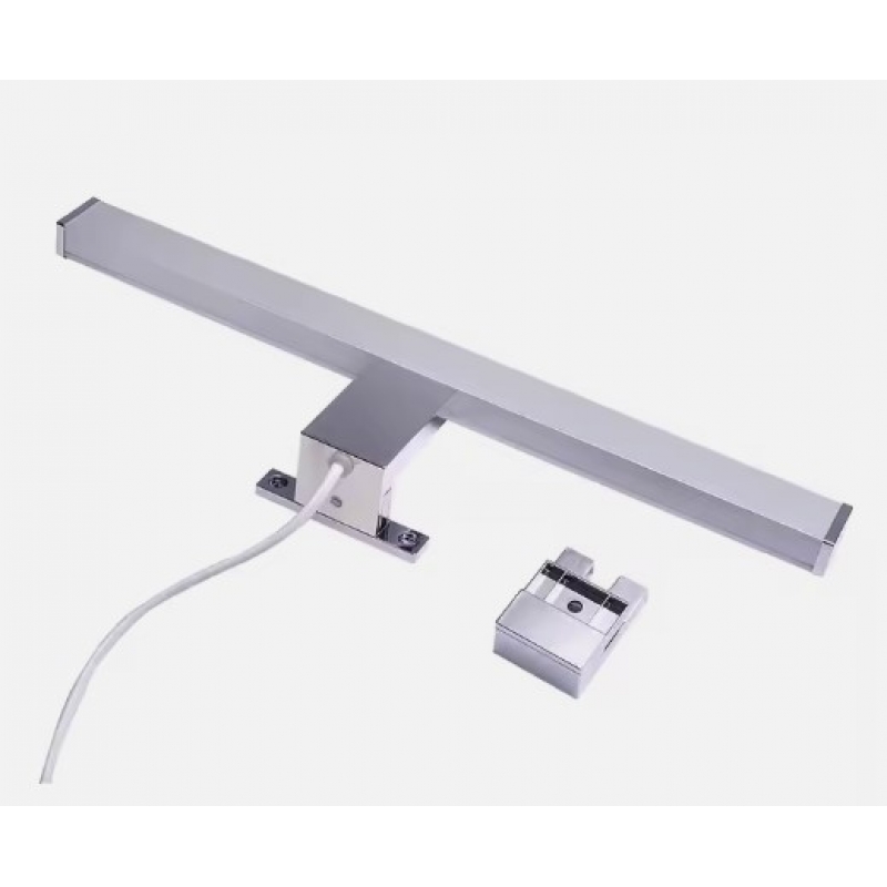 SE-NK-40 MULAN WALL LAMP NICKEL 40CM 3CCT 8W WITH MEMORY IP44 Δ2