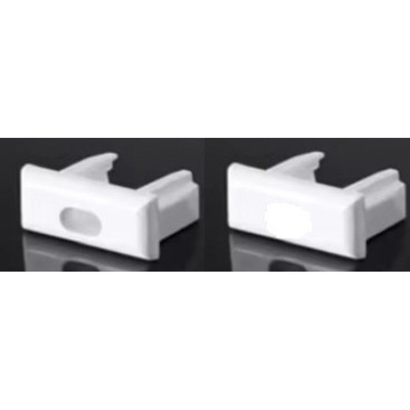 SE-CAP-15 PLASTIC SET CAPS FOR ALUMINIUM PROFILE 15,5x5,9mm (77-50573) SE-CAP-15 PLASTIC SET CAPS FOR ALUMINIUM PROFILE 15,5x5,9mm (77-50573)