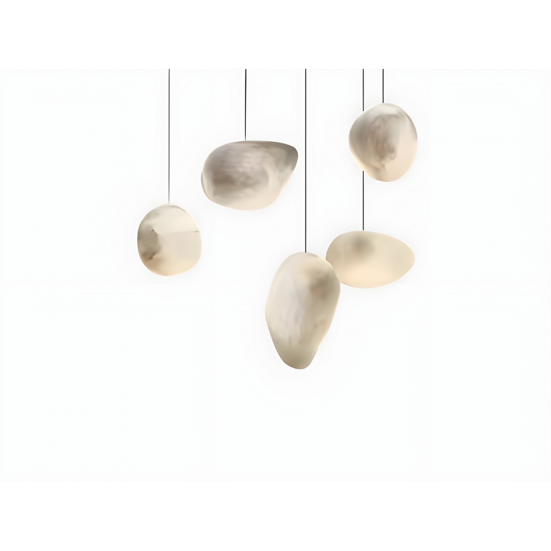 SE21-MB-230 CICLO MARBLE PENDANT 23*15*15cm G9 220V IP20 2 YEARS WARRANTY