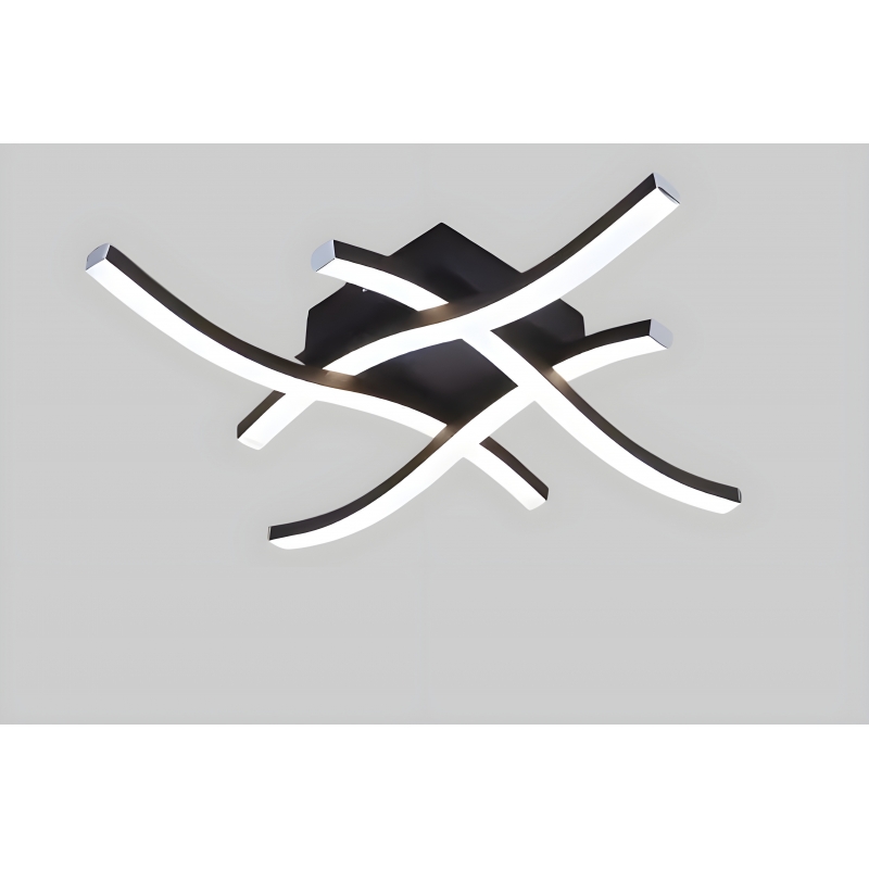 SE LED 45 COSIMA BLACK 45x45x8cm 32W 3CCT WITH MEMORY IP20 2 YEARS WARRANTY Z3