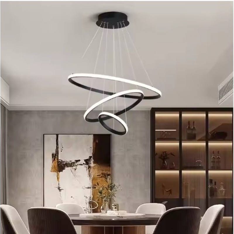 SE LED 60 DAMITA BLACK PENDANT 60x40x20cm 70W 3CCT IP20 2 YEARS WARRANTY SE LED 60 DAMITA BLACK PENDANT 60x40x20cm 70W 3CCT IP20 2 YEARS WARRANTY