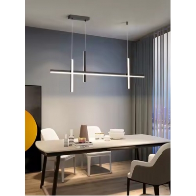 SE LED 27 BEATRICE BLACK PENDANT 100x6x13cm 27W IP20 3CCT WITH MEMORY 2 YEARS WARRANTY Α1