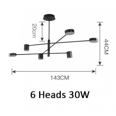 SE LED 30 PIEDRA BLACK  PENDANT 85x80cm 30W IP20 3CCT WITH MEMORY 2 YEARS WARRANTY Γ5