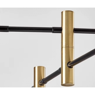 SE21-HA-4 HARUTO BLACK AND GOLD PENDANT OPAL 70x70x70  E27*4  MAX 60W IP20  2 YEARS WARRANTY