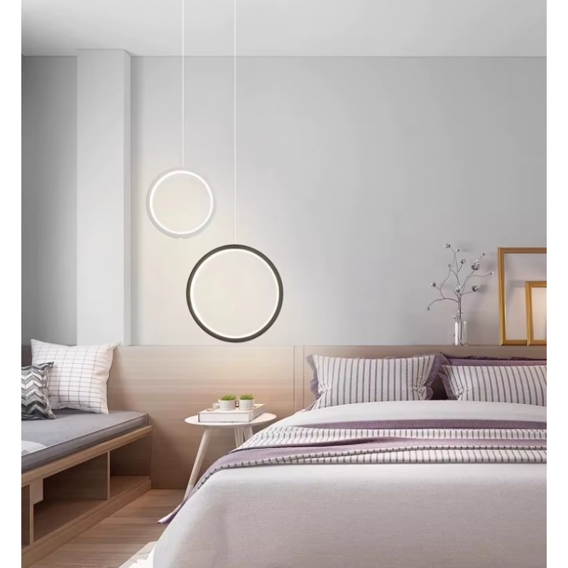 SE LED 16 AINA BLACK AND WHITE PENDANT 16x22cm 16W IP20 3CCT 2 YEARS WARRANTY SE LED 16 AINA BLACK AND WHITE PENDANT 16x22cm 16W IP20 3CCT 2 YEARS WARRANTY