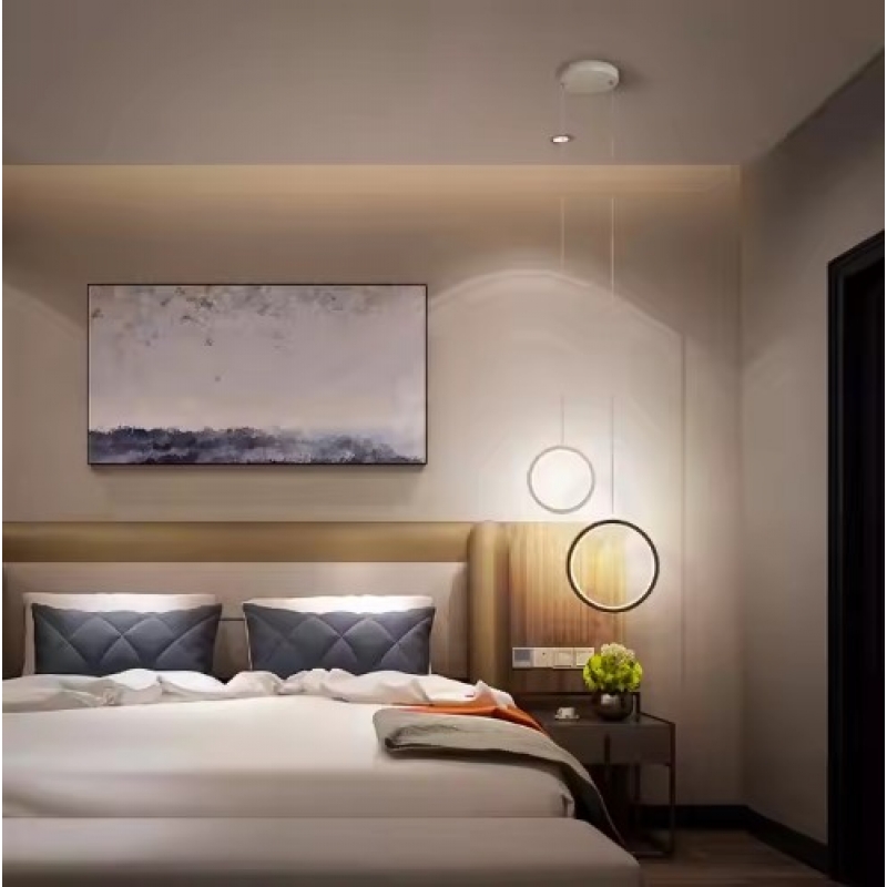 SE LED 16 AINA BLACK AND WHITE PENDANT 16x22cm 16W IP20 3CCT 2 YEARS WARRANTY SE LED 16 AINA BLACK AND WHITE PENDANT 16x22cm 16W IP20 3CCT 2 YEARS WARRANTY