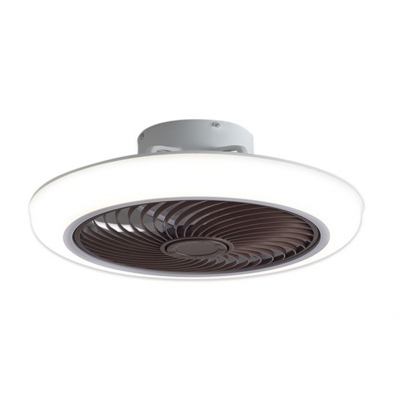 SE LED F46 DALTON BROWN FAN 60W SMART WITH CONTROL 46x46x20cm 3000k-6500k 85-265V 2 YEARS WARRA