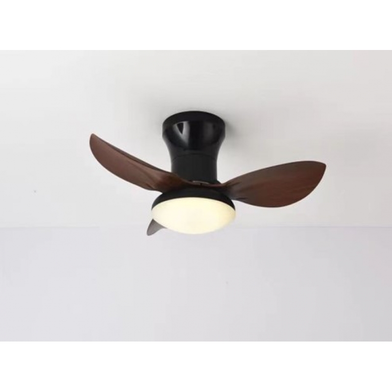 SE LED F65 ADAM BLACK-BROWN FAN 60W SΜΑRT WITH CONTROL 65x65x20cm 3000k-6500k 85-265V 2 YEARS W
