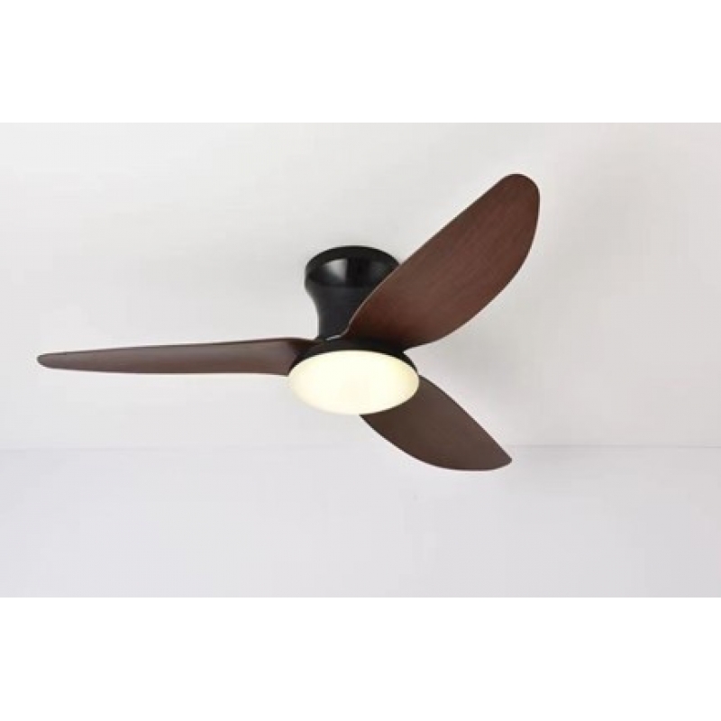 SE LED F100 WINDY BLACK-BROWN FAN 60W SMART WITH CONTROL 100x100x50cm 3000k-6500k 85-265V 2 YE