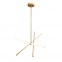 SE LED 50 VAMOS PENDANT GOLD 22W 3CCT 50x50x110cm IP20 220V 2 YEARS WARRANTY Δ3