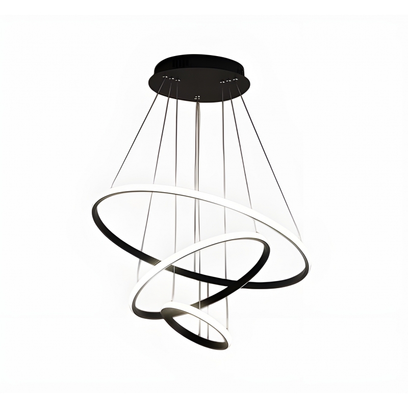 SE LED 80 STELINA PENDANT BLACK 80-60-40cm 85w 3CCT IP20 220V 2 YEARS WARRANTY Β2