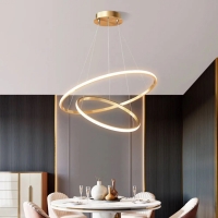 SE LED 60 STELINA PENDANT GOLD 60-40cm 47W 3CCT IP20 220V 2 YEARS WARRANTY A1