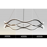 SE LED 60 ABER PENDANT BLACK 62W 3CCT 60x100cm IP20 220V 2 YEARS WARRANTY A3