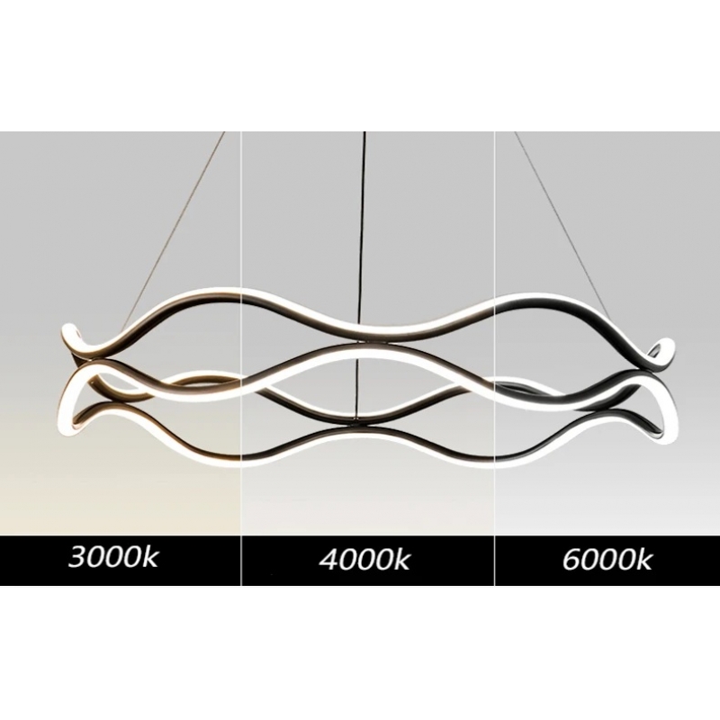 SE LED 60 ABER PENDANT BLACK 62W 3CCT 60x100cm IP20 220V 2 YEARS WARRANTY A3