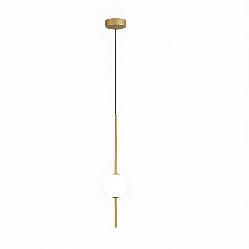 SE LED 12 AMALFI PENDANT GOLD 7W 3CCT 12x100cm IP20 220V 2 YEARS WARRANTY Ζ4