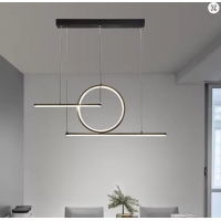 SE LED 100 LUFICET PENDANT BLACK 24W 3CCT 100x6x100cm IP20 220V 2 YEARS WARRANTY A2