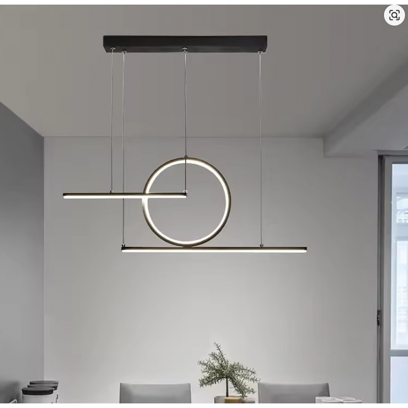 SE LED 100 LUFICET PENDANT BLACK 24W 3CCT 100x6x100cm IP20 220V 2 YEARS WARRANTY A2