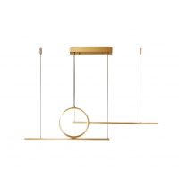 SE LED 100 LUFICET PENDANT GOLD 24W 3CCT 100x30x150cm IP20 2 YEARS WARRANTY Ε2