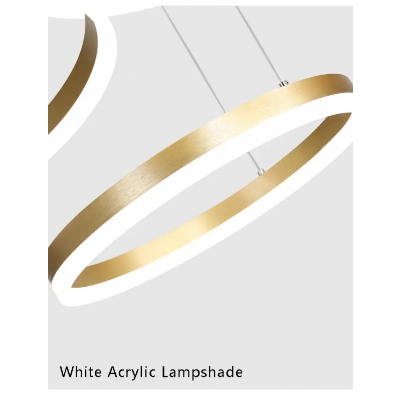 SE LED 60 KANKO PENDANT GOLD 28W 3CCT 60x100cm IP20 2 YEARS WARRANTY A2