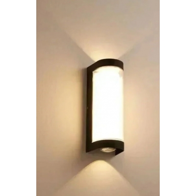SE LED 180 MODO ROUND OUTDOOR WALL LAMP BLACK 6+6W 3000K SE LED 180 MODO ROUND OUTDOOR WALL LAMP BLACK 6+6W 3000K