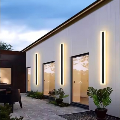 SE LED 60 AXIS OUTDOOR WALL LAMP BLACK 18W 3000K L 600mm