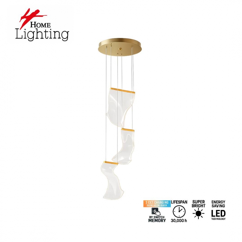 SE LED 40 LAMELLA  3CCT WITH MEMORY  3 HEAD  GOLD  2 YEARS WARRANTY